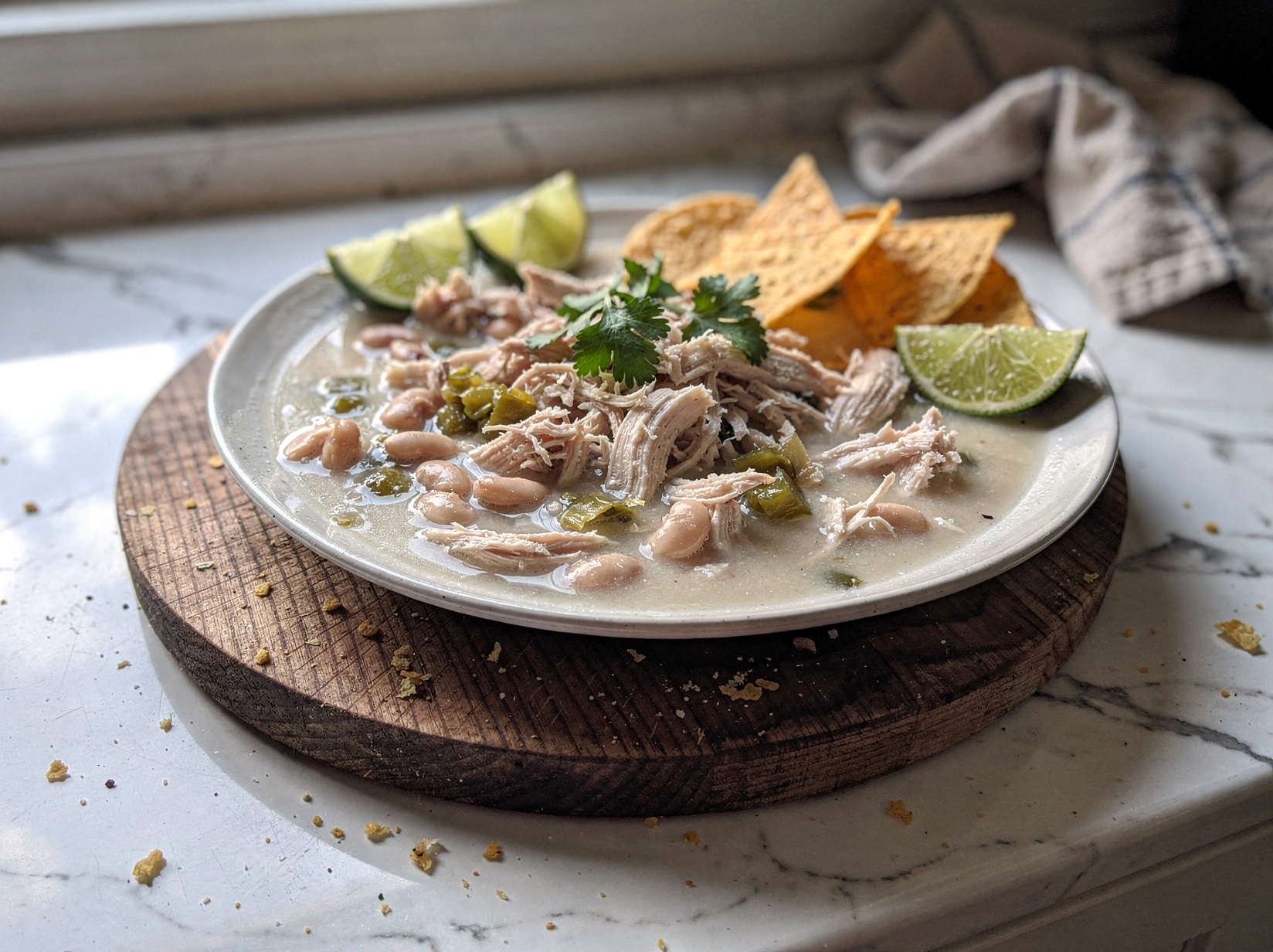 Slow Cooker White Chicken Chili