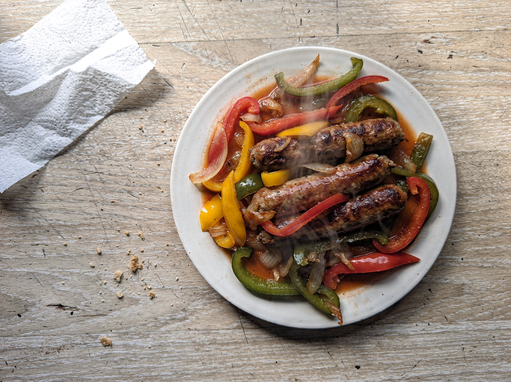 Slow Cooker Sausage and Peppers