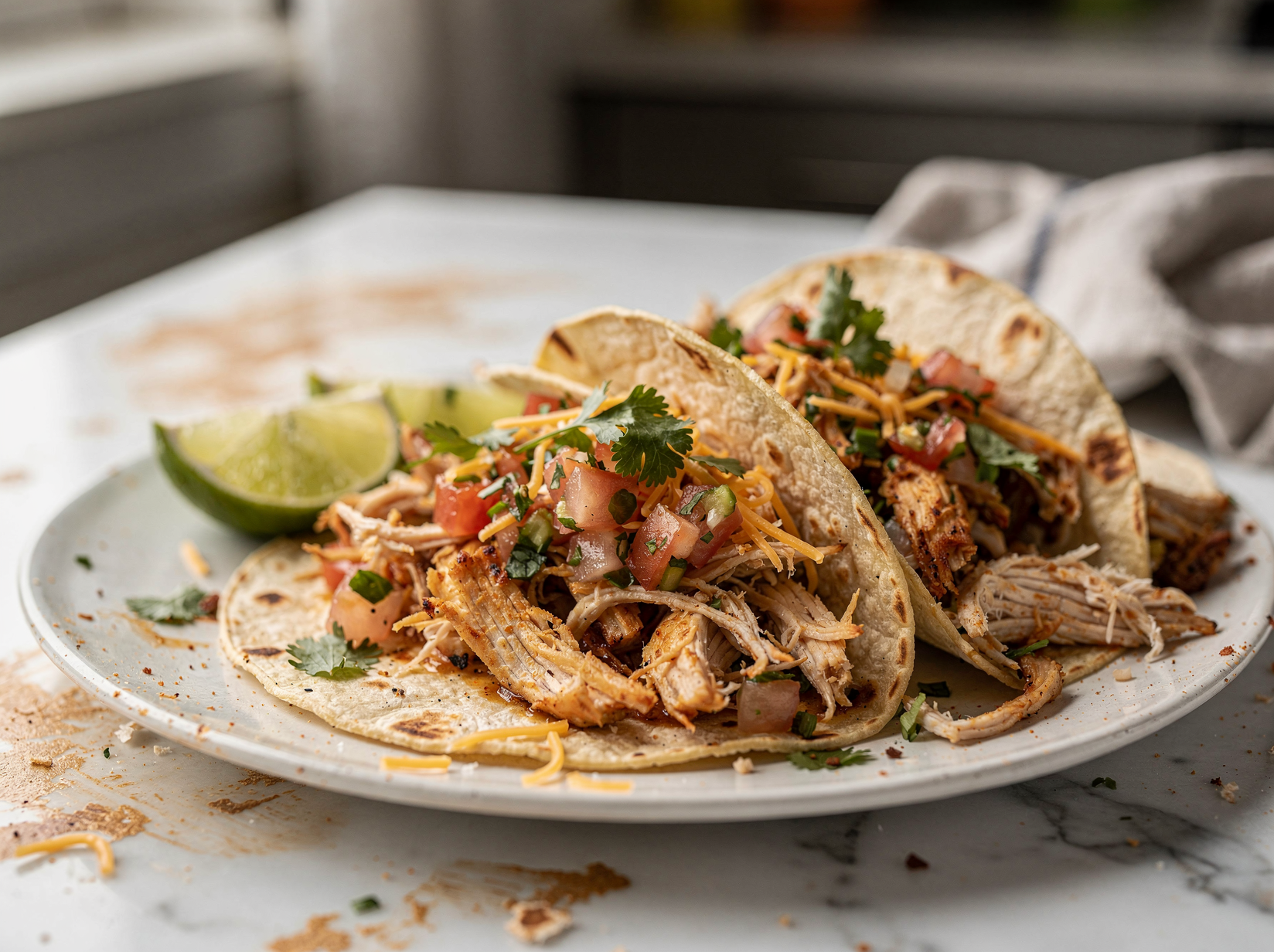 Slow Cooker Chicken Tacos