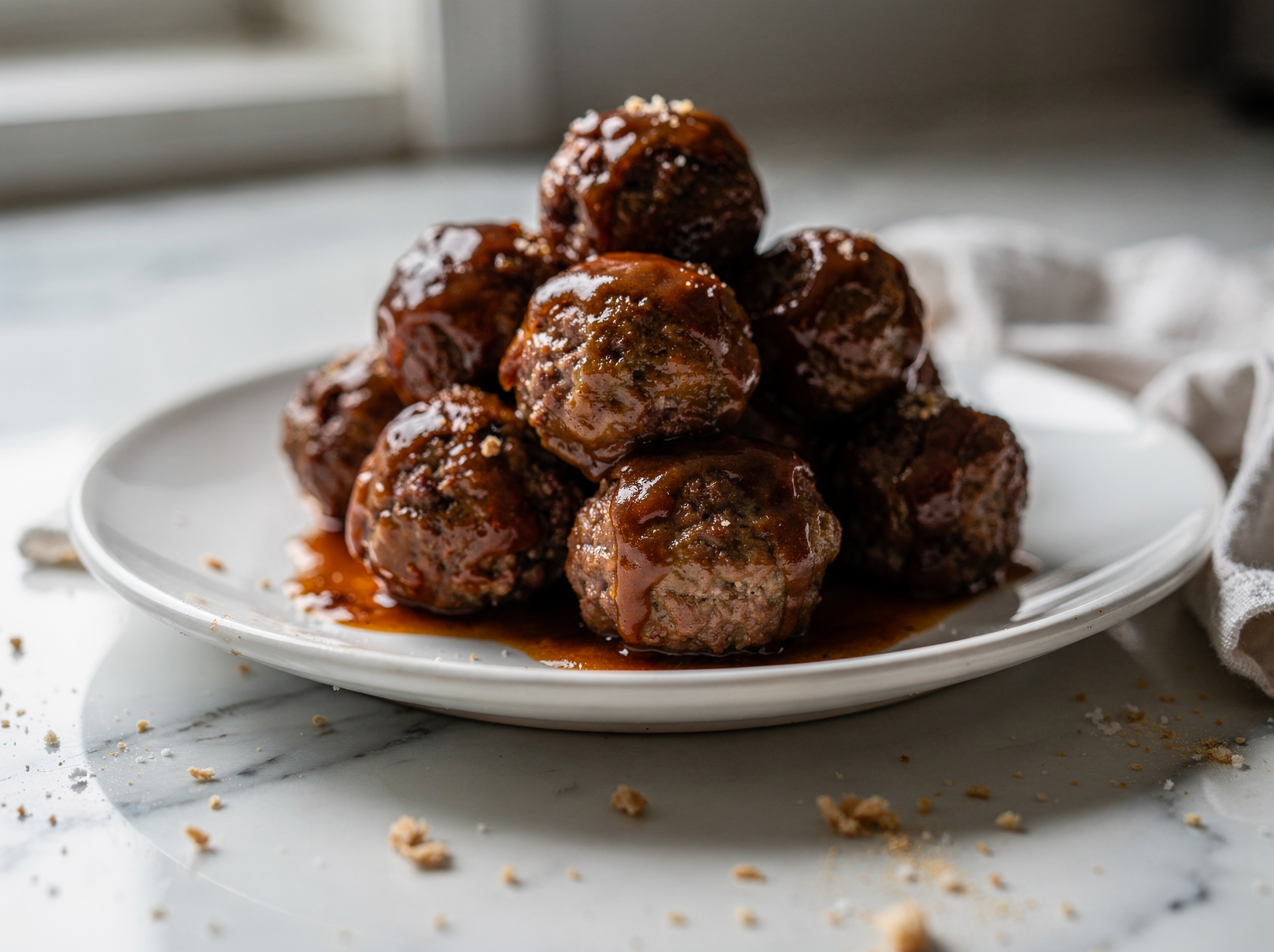 Slow Cooker Party Meatballs