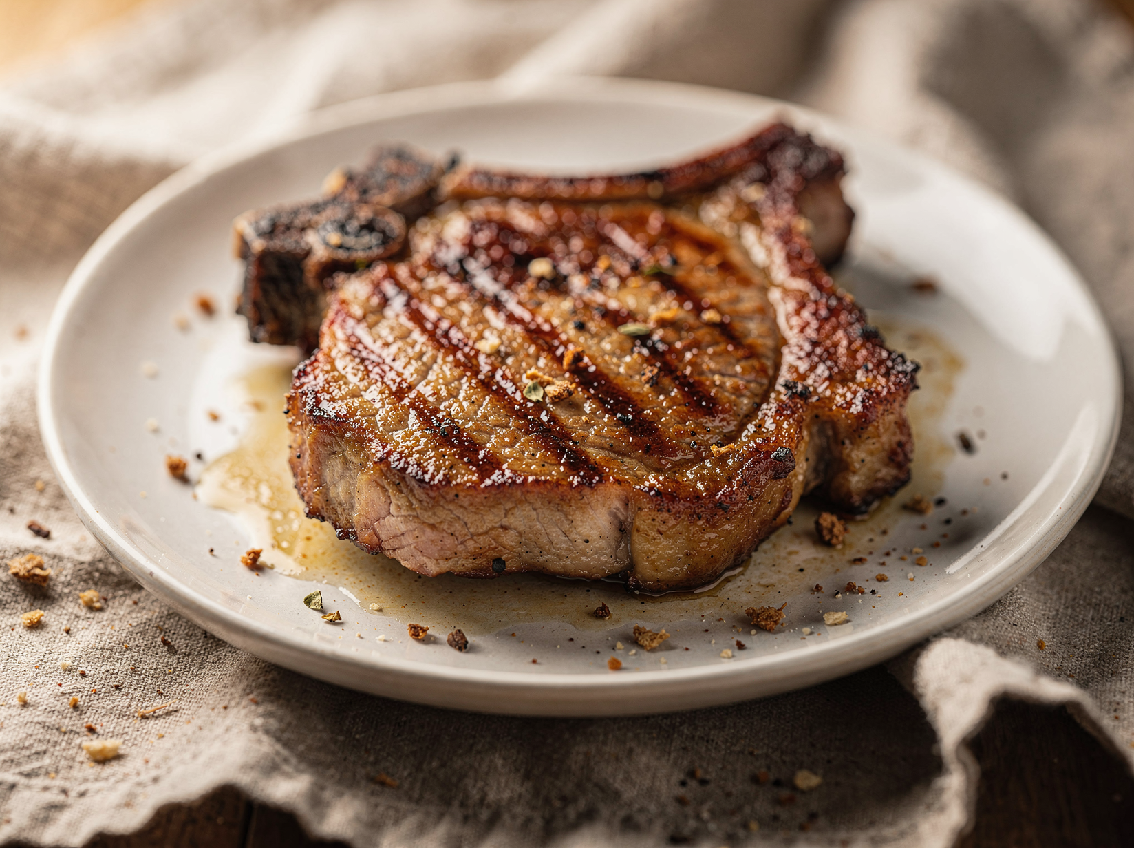 Pan Seared Pork Chops