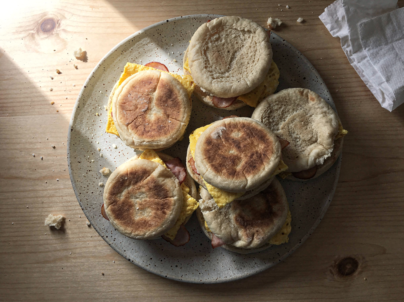 Freezer Breakfast Sandwiches