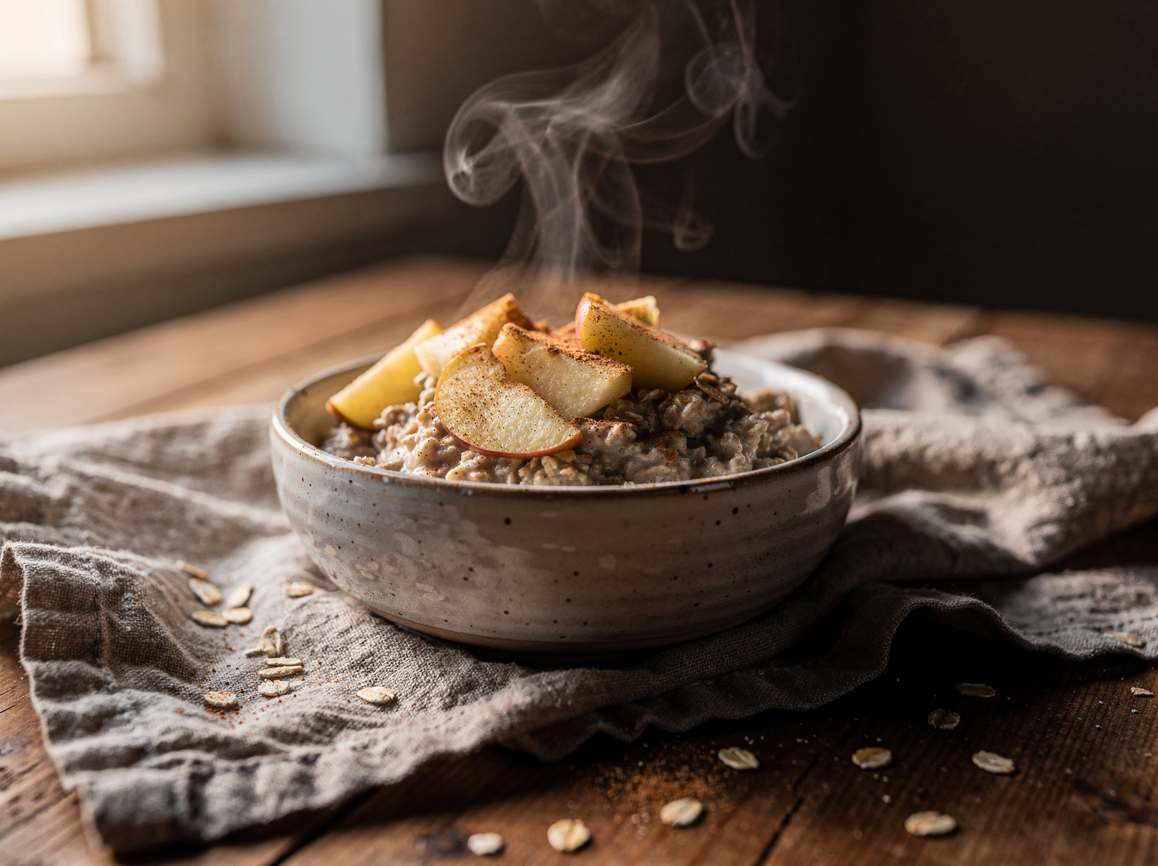 Apple Cinnamon Overnight Oats