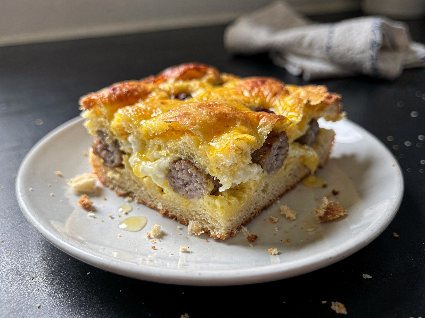 Bake covered then uncovered