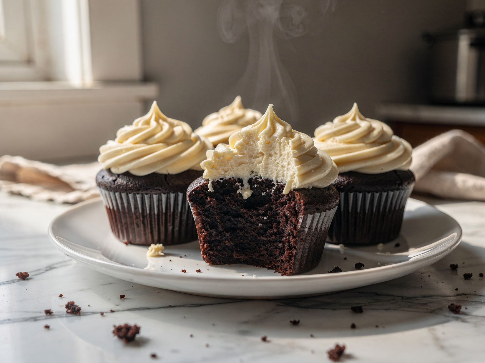 Make the buttercream and frost