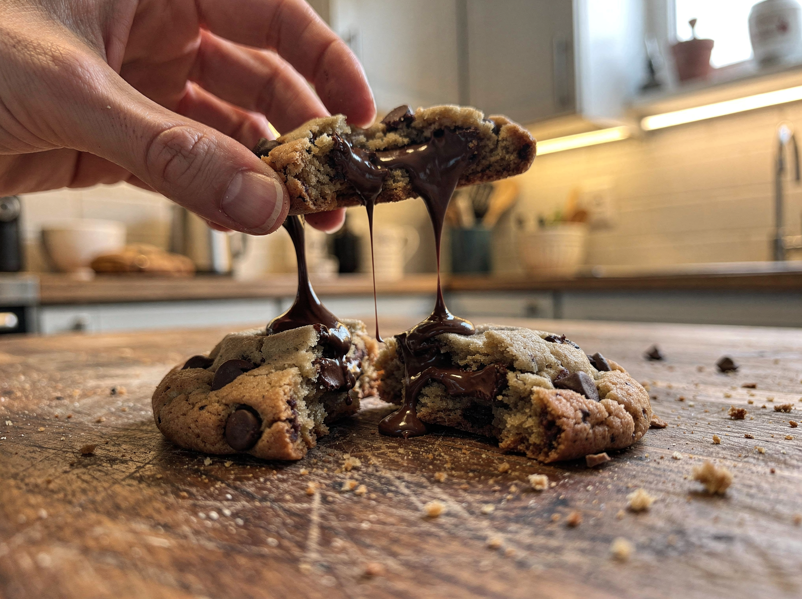 Bake until just set