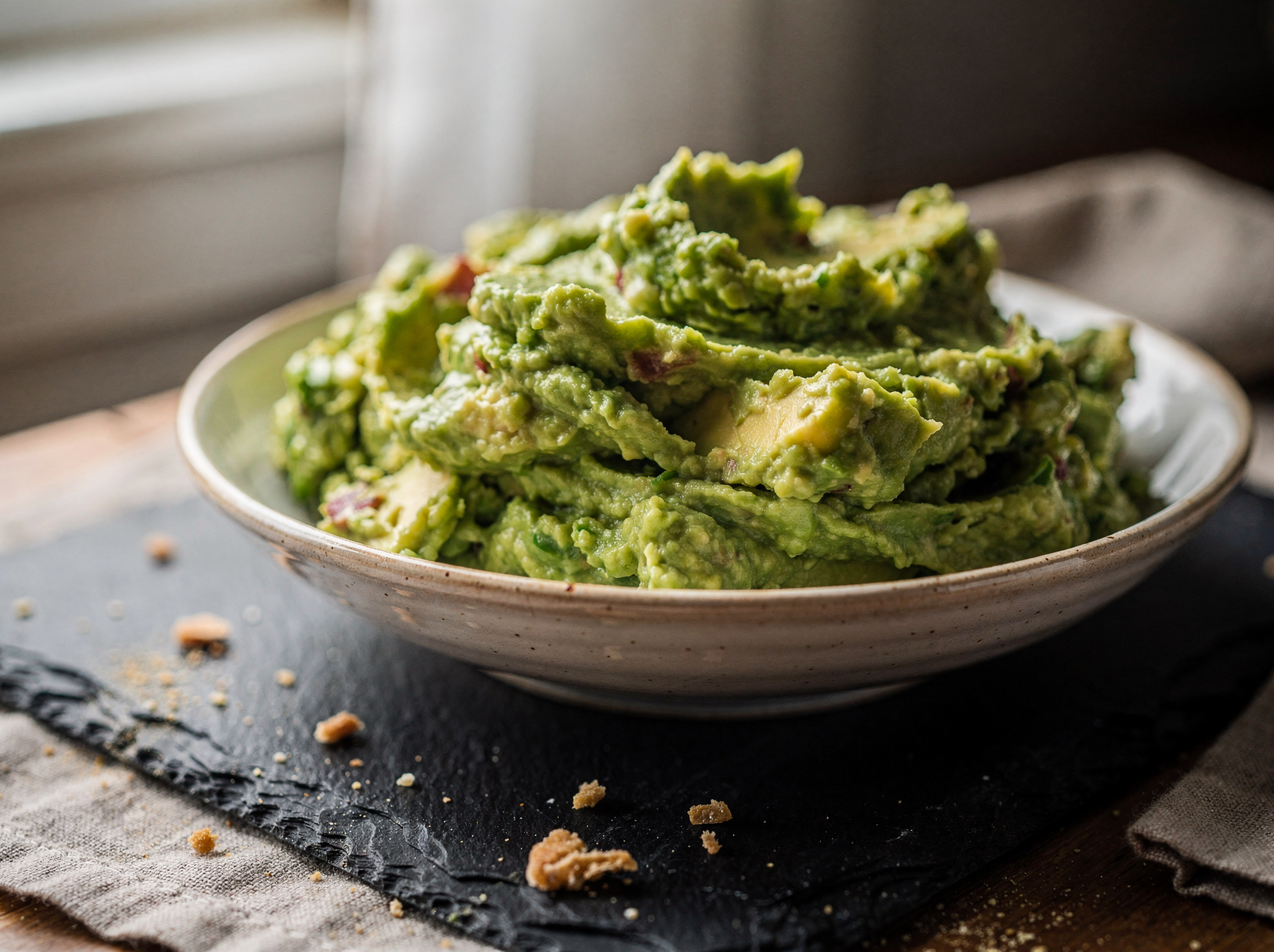 Scoop the avocados