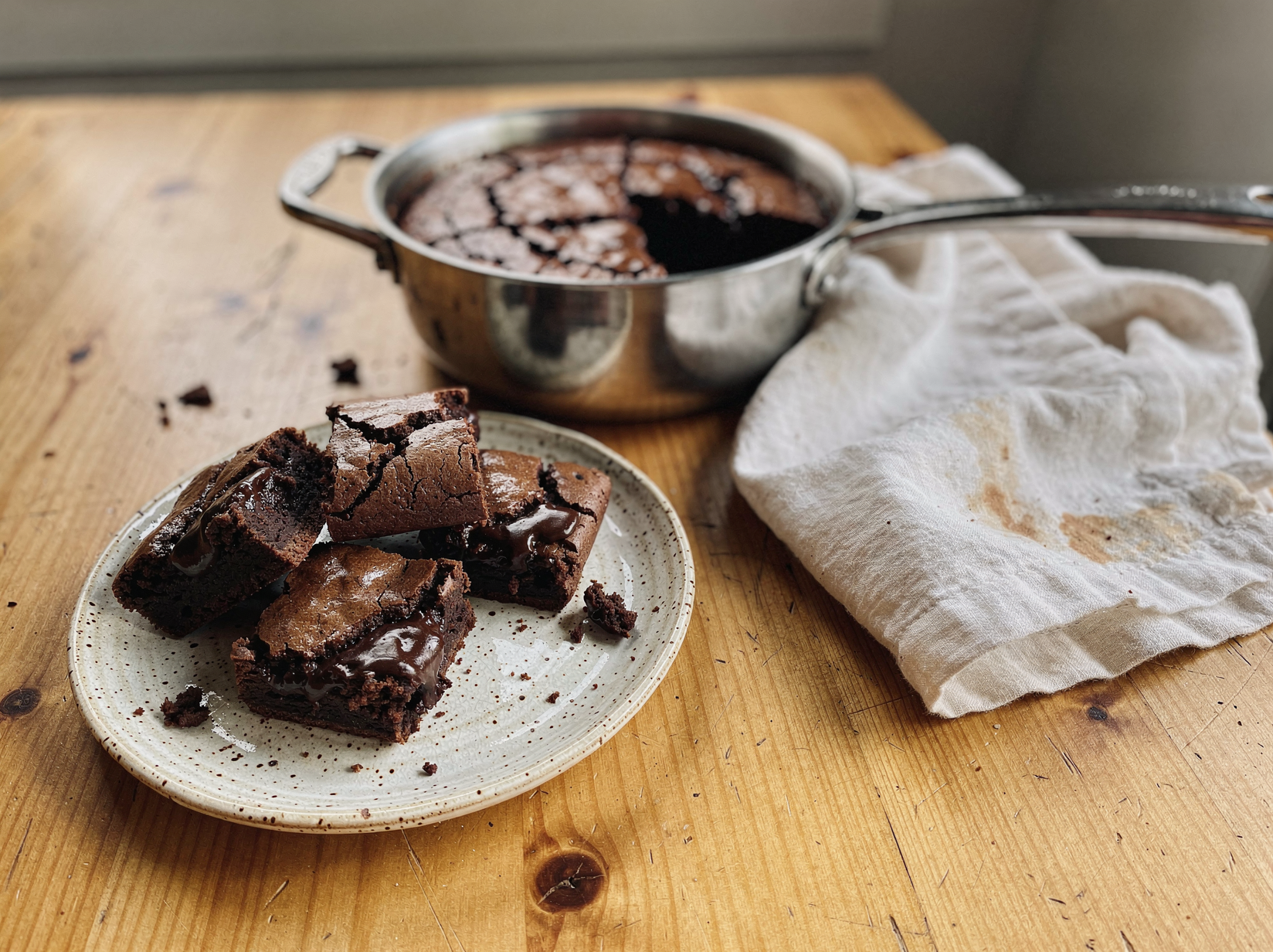 Melt butter and chocolate