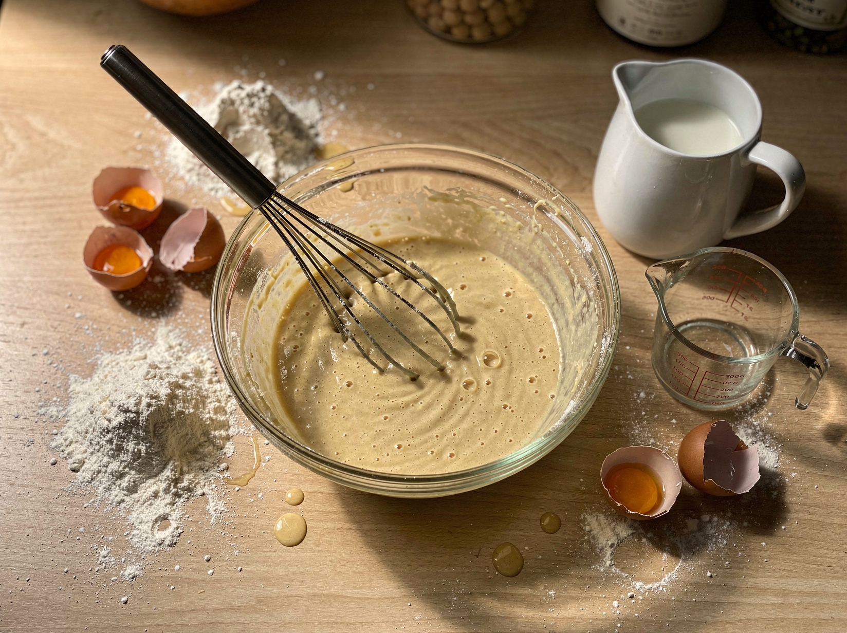 Whisk the dry ingredients