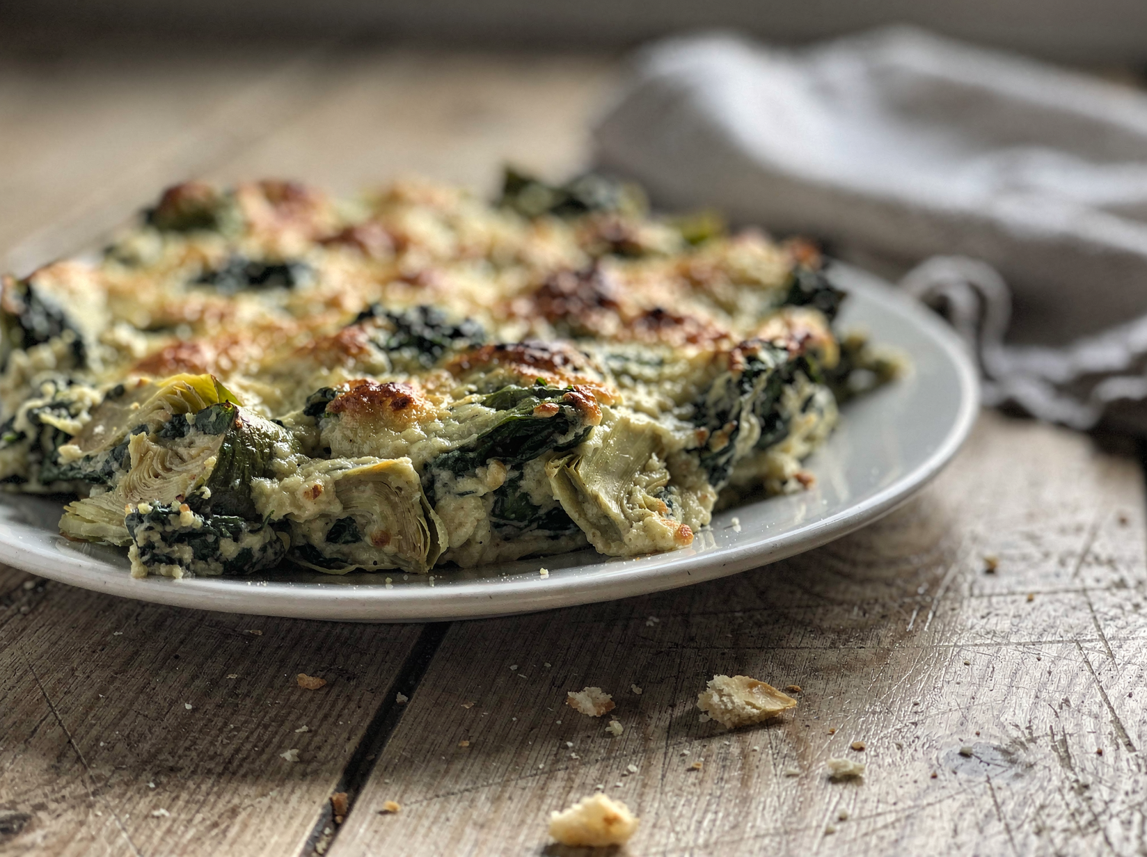 Squeeze the spinach completely dry