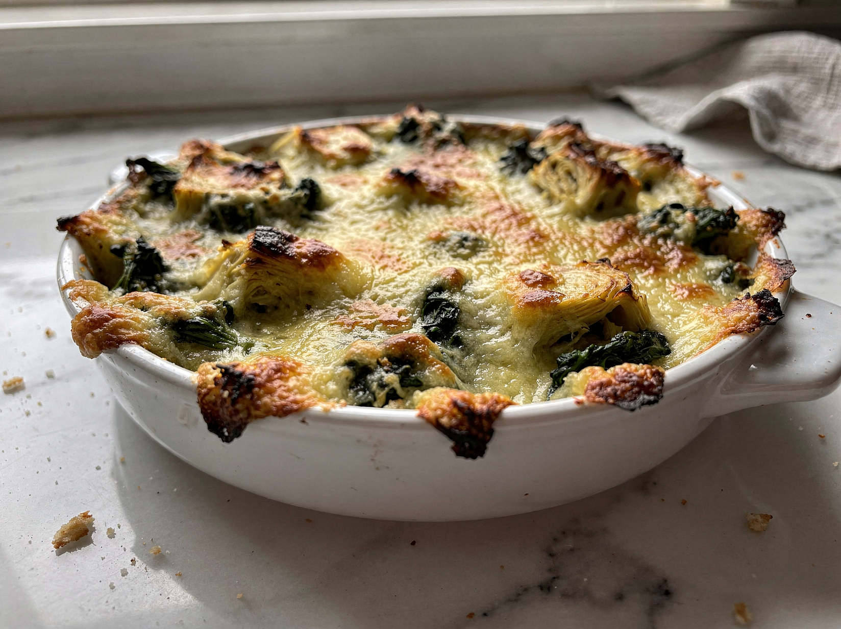 Bake until bubbling and golden