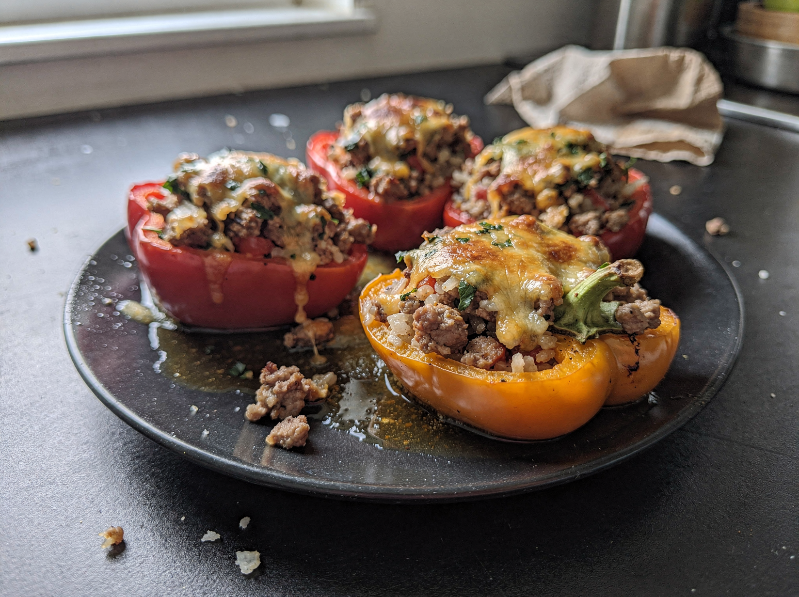 Stuff the peppers