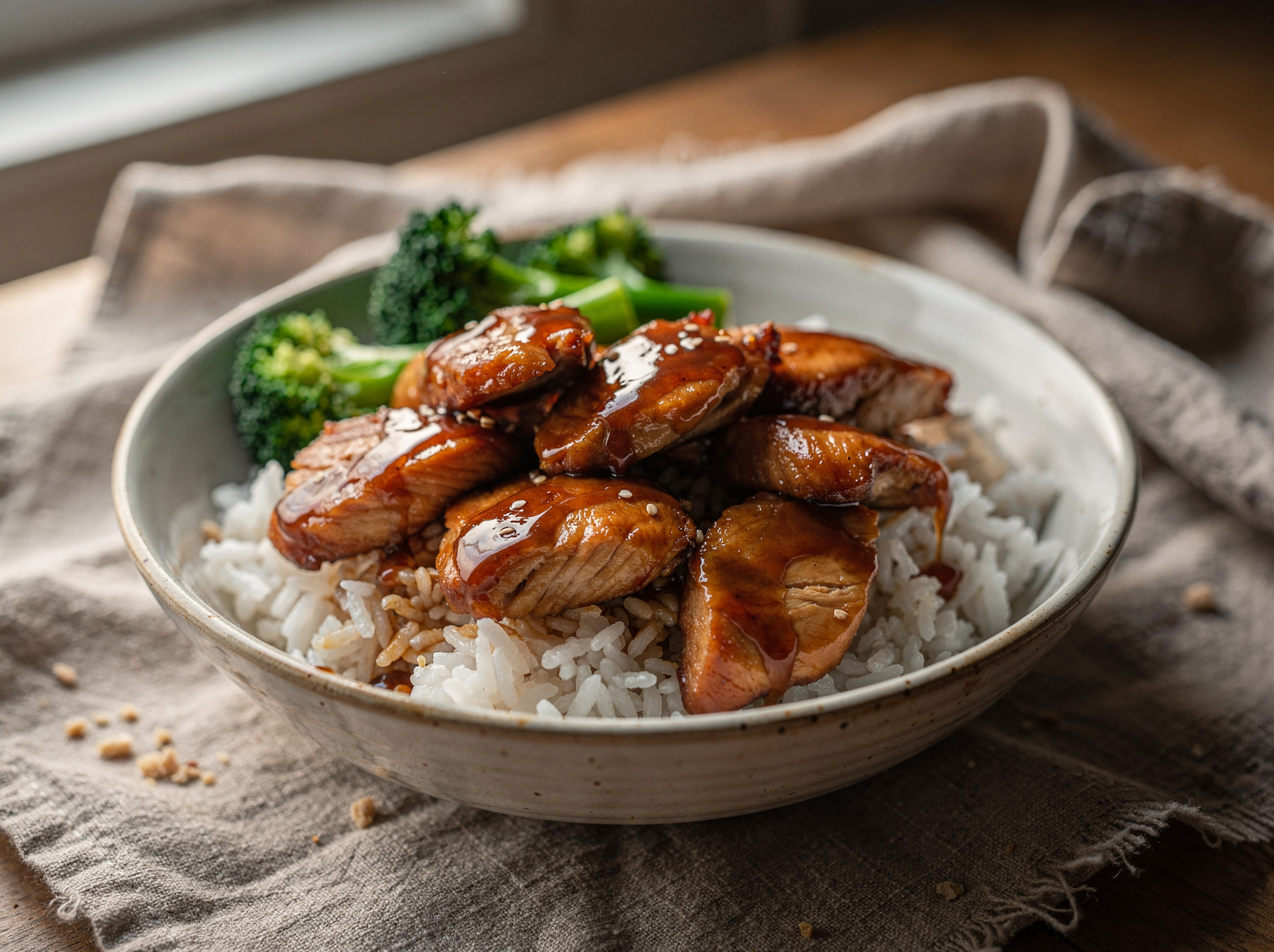 Glaze the chicken