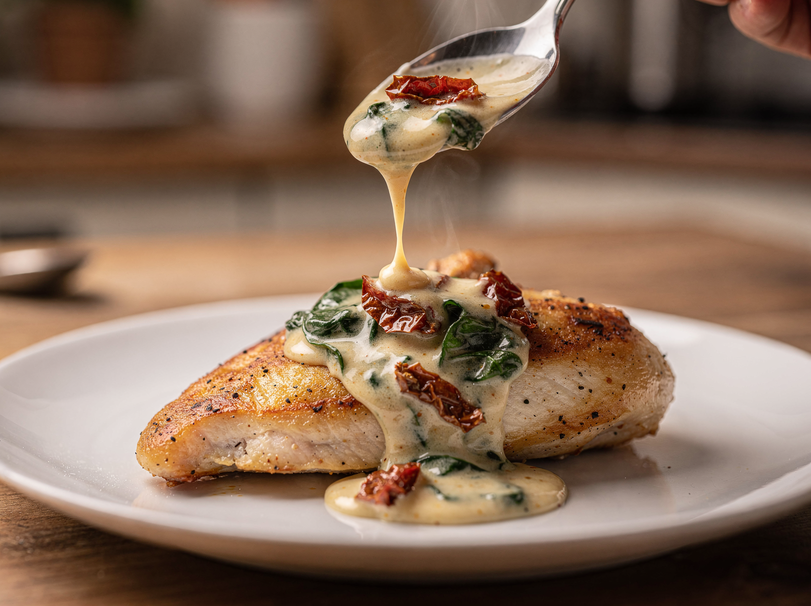 Build the cream sauce